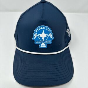 Ryder Cup 2024 Blue Meadow Vs Brook Adjusting Hat Golf Cap Breathable Adjustable